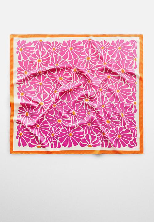 MANGO - Neck scarf marga - pink