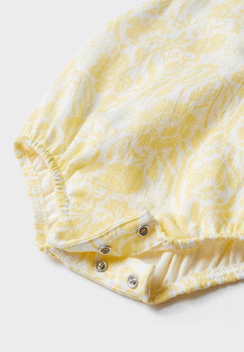 MANGO - Romper suit lulu - pastel yellow