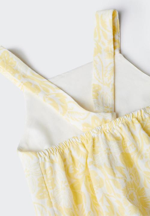 MANGO - Romper suit lulu - pastel yellow