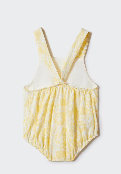 MANGO - Romper suit lulu - pastel yellow