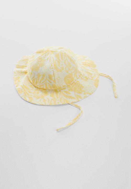 MANGO - Hat wakih - pastel yellow