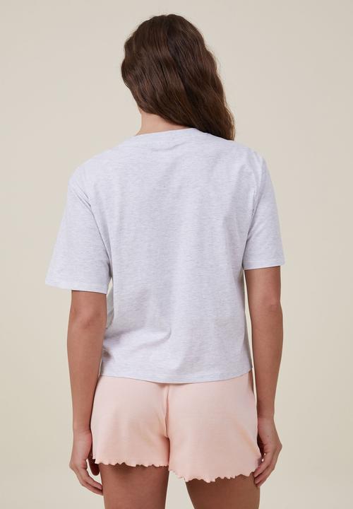 Cotton On - Rib bed short - tropical peach