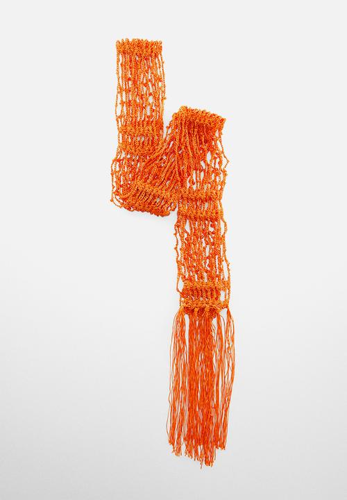MANGO - Neck scarf magdal - orange