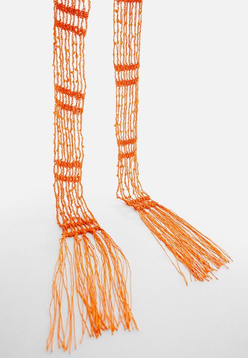 MANGO - Neck scarf magdal - orange