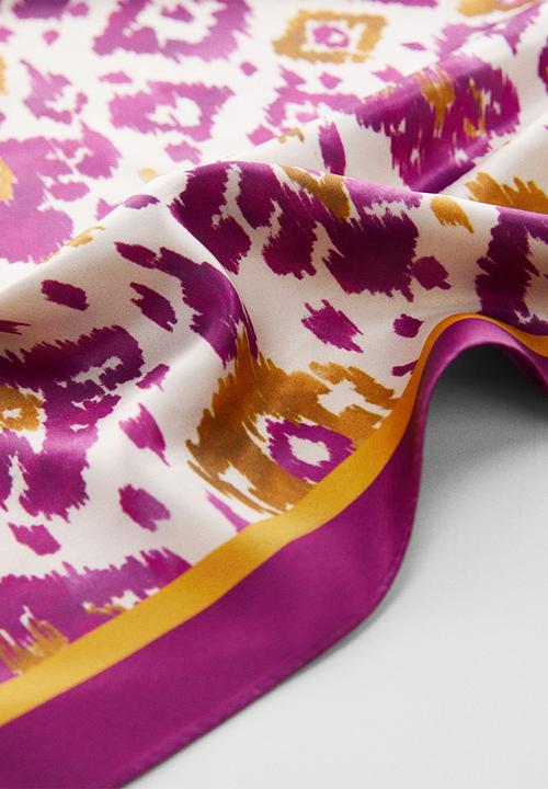 MANGO - Neck scarf india - purple