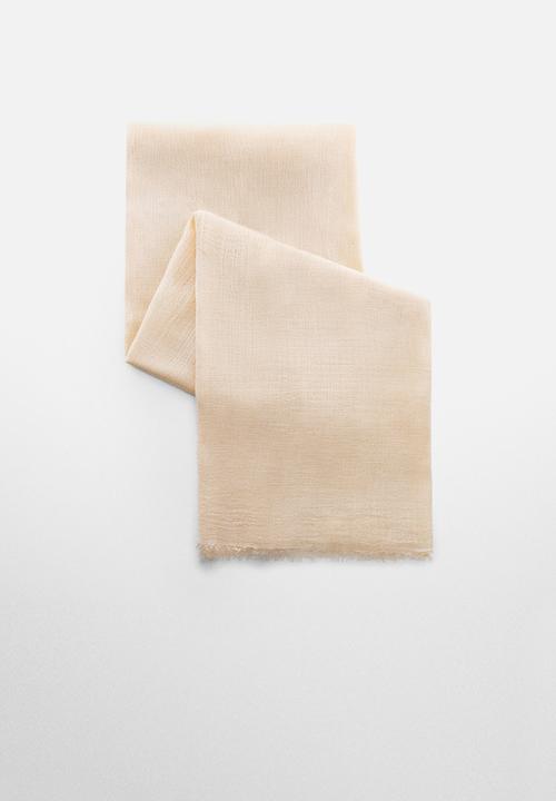 MANGO - Foulard spiagia - ecru