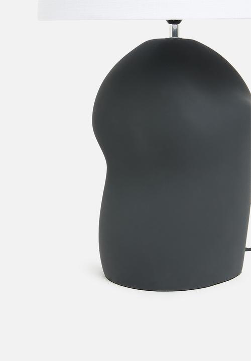 Sixth Floor - Beckett table lamp - charcoal