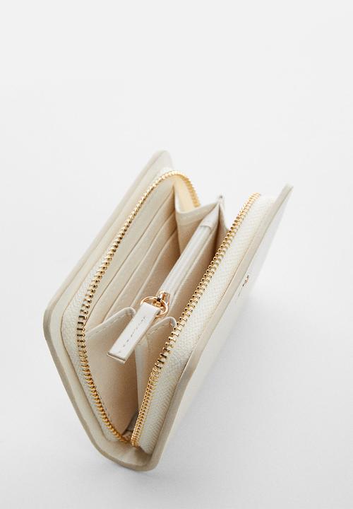 MANGO - Wallet gert - white