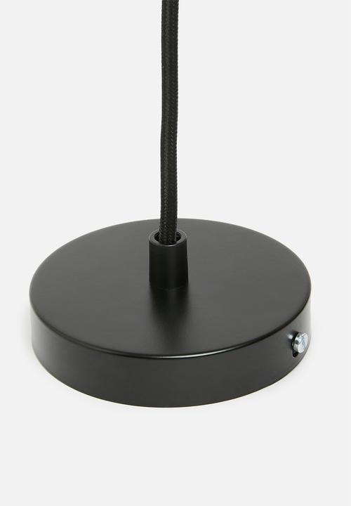 Sixth Floor - Umbrella pendant - black