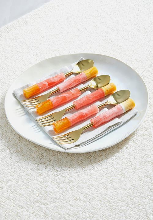Sixth Floor - Sina cake forks set of 4 - multi