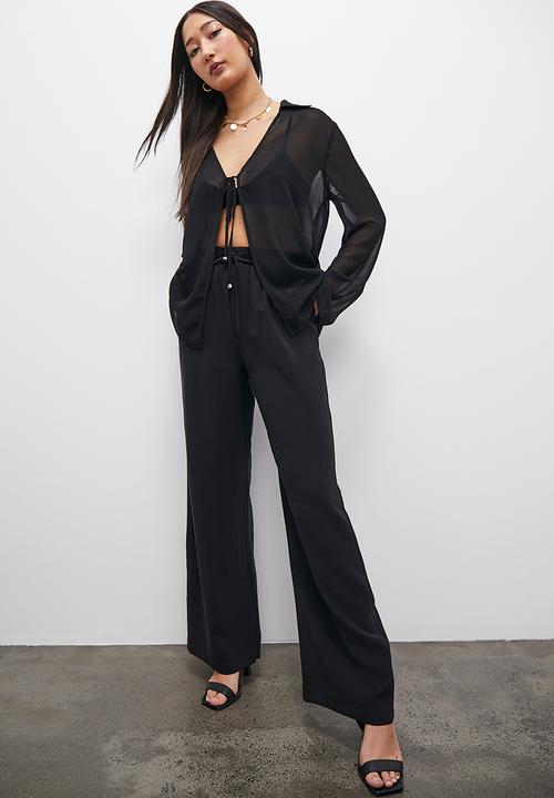 Superbalist - Sporty smart trouser - black