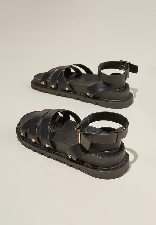 Cotton On - Pipa roman sandal - black