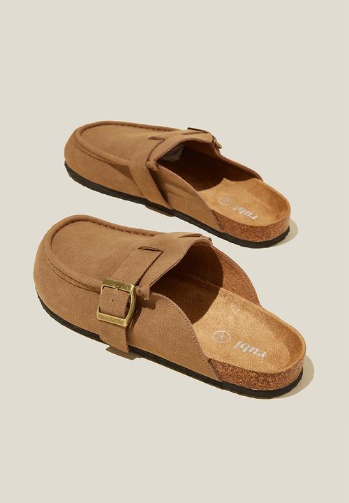 Cotton On - Rex moccasin mule - roebuck micro
