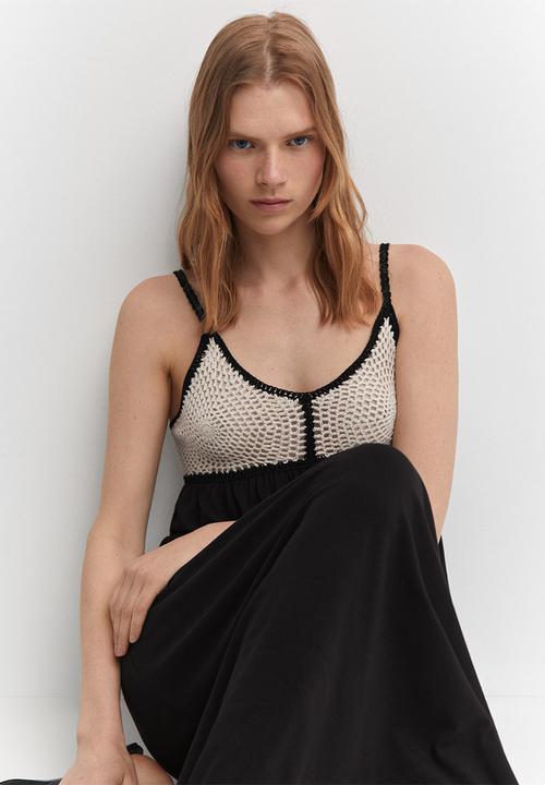 MANGO - Dress eva - black