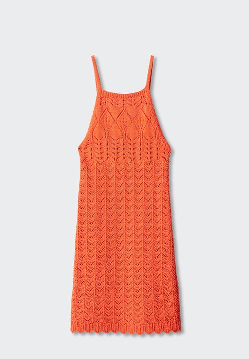 MANGO - Dress mango - light pastel orange