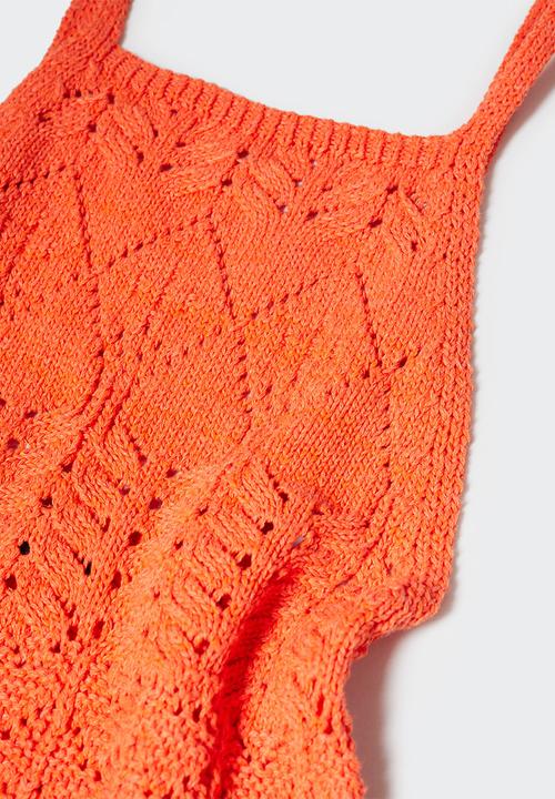 MANGO - Dress mango - light pastel orange