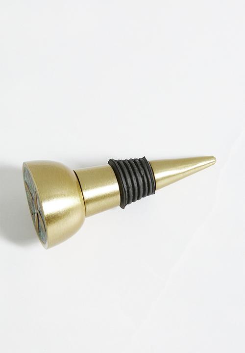 Sixth Floor - Nikora bottle stopper - gold