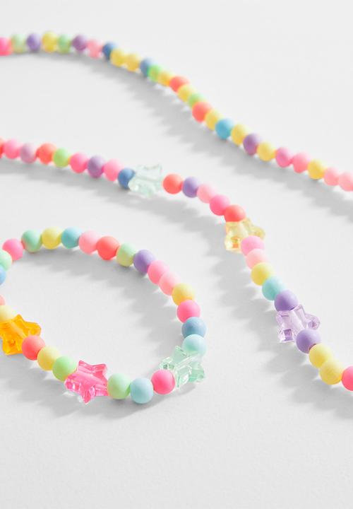 MANGO - Necklace seastar - pink