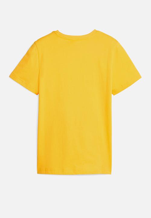 PUMA - Ess+ 2 col logo tee b - yellow sizzle