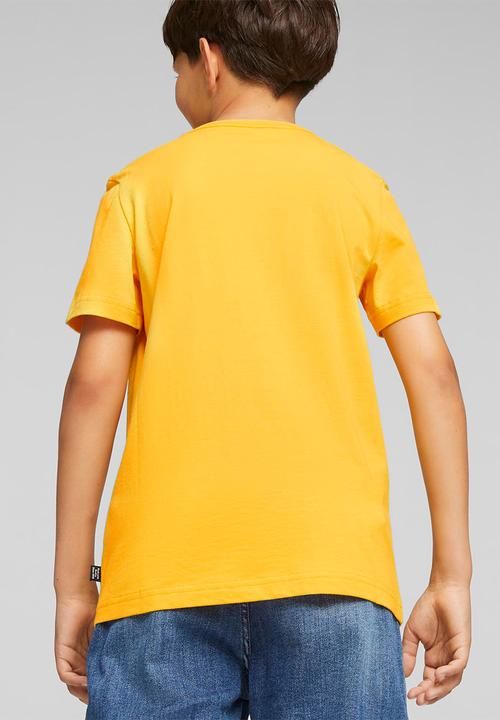 PUMA - Ess+ 2 col logo tee b - yellow sizzle