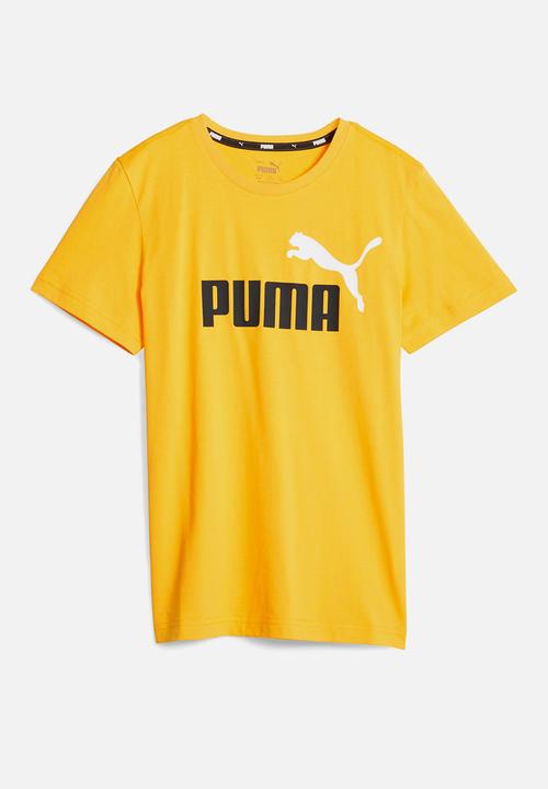 PUMA - Ess+ 2 col logo tee b - yellow sizzle