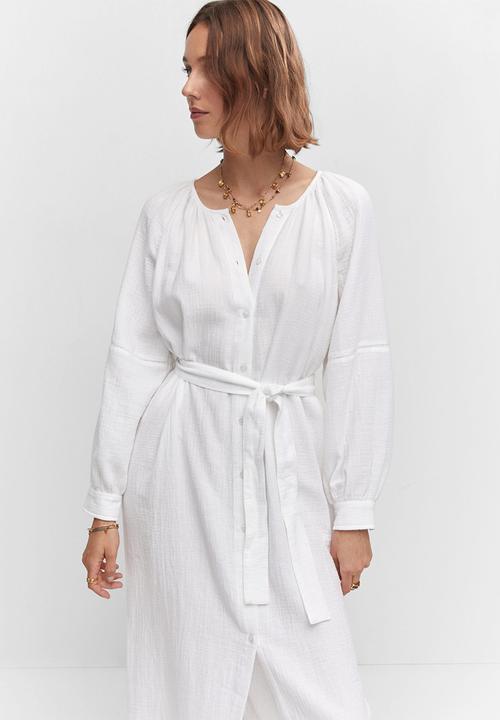 MANGO - Dress ibiza - white