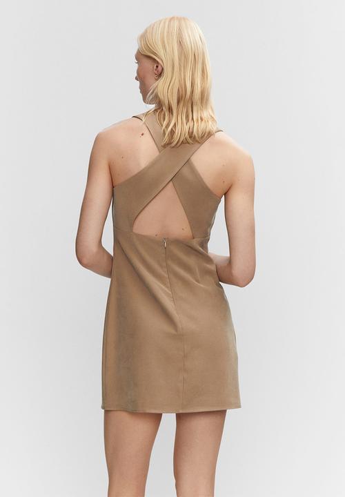 MANGO - Dress bosco-h - mid-beige