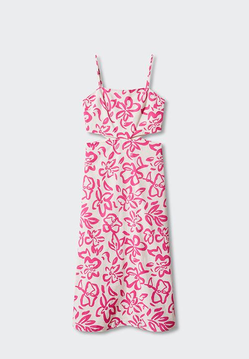 MANGO - Dress olimpia - bright pink