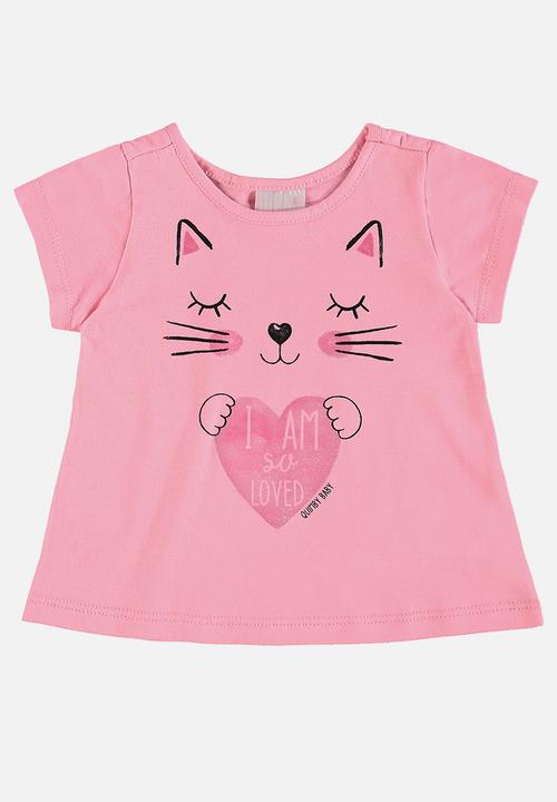 Quimby - Single jersey t-shirt - pink