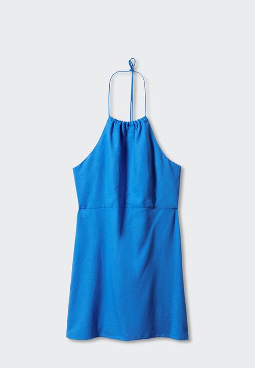 MANGO - Dress pino - mid blue