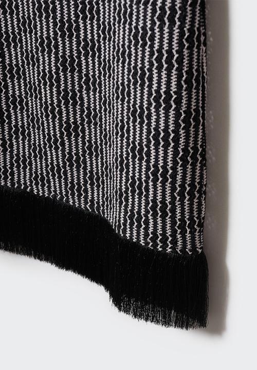 MANGO - Dress rusti - black