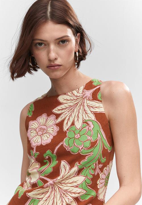 MANGO - Dress noemi - brown