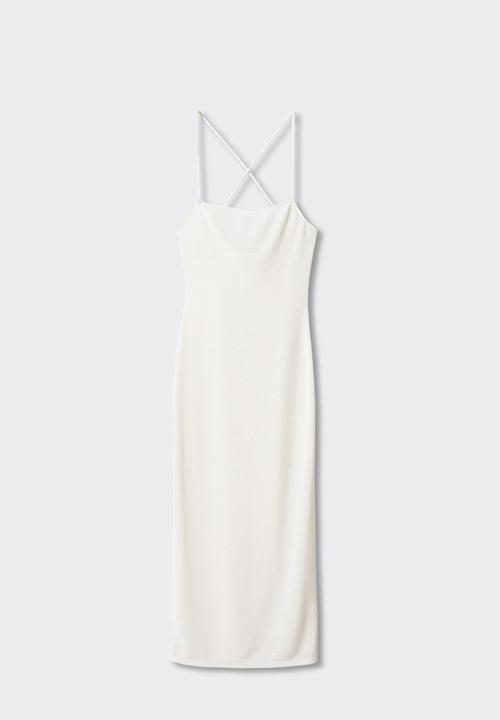 MANGO - Dress rejina - white