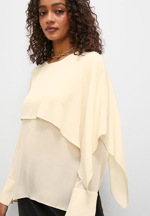 Superbalist - Double layer flow blouse - shortbread