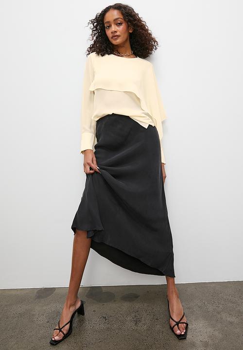 Superbalist - Double layer flow blouse - shortbread
