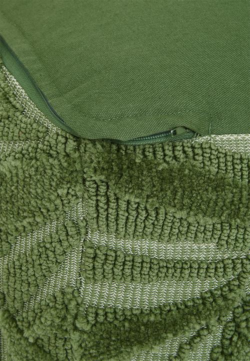 Sixth Floor - Cammy leaf ottoman - green