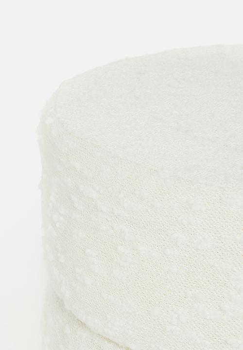 Sixth Floor - Giulia ottoman - white
