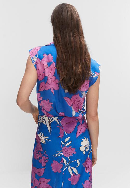 MANGO - Shirt nuti - mid-blue