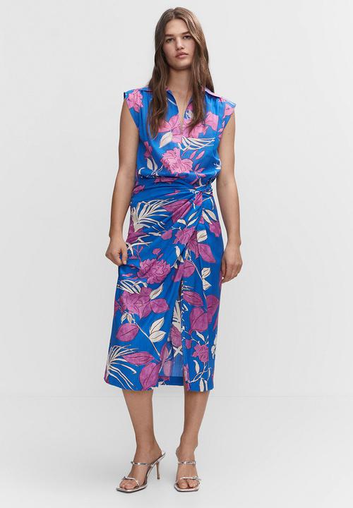 MANGO - Shirt nuti - mid-blue