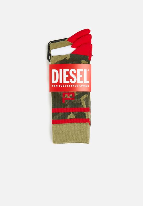 Diesel  - Skm-ray-three pack socks - multi 