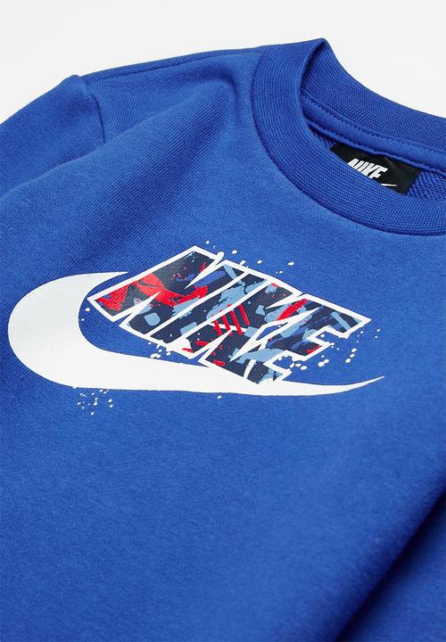 Nike - Nkb b nsw thrill crew pant set - midnight navy