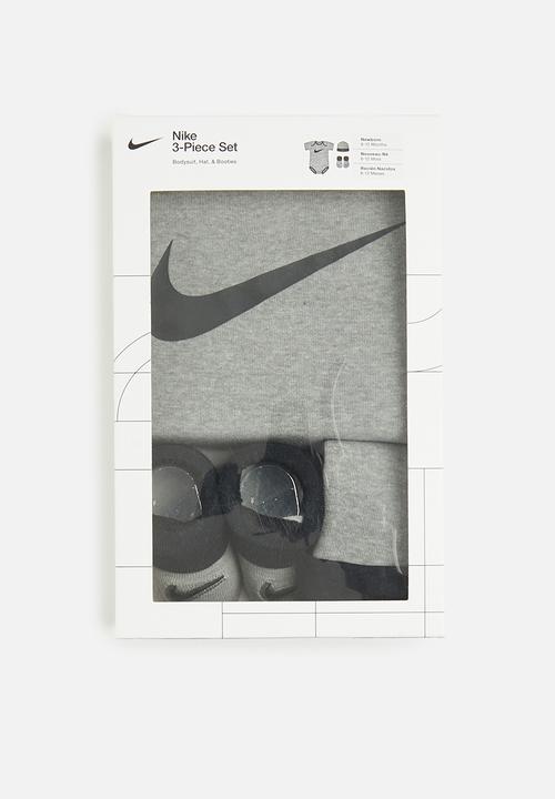 Nike - Nhn nike swoosh - dk grey heather/black