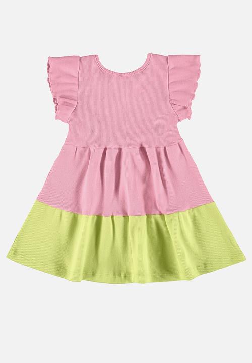 Quimby - Ribbed dress - pink