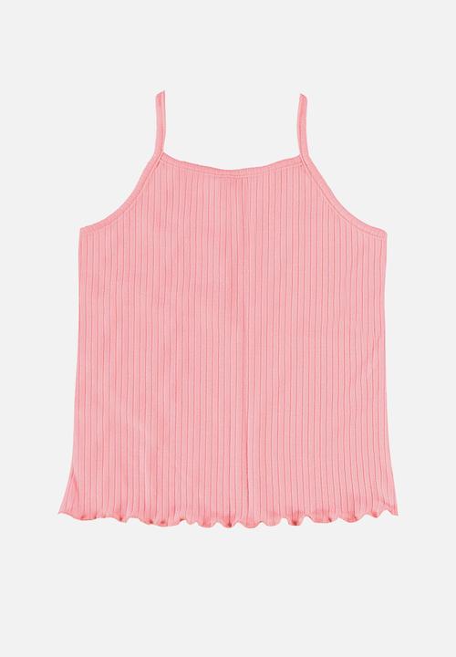 Quimby - Set - ribbed blouse and shorts pyjama - pink