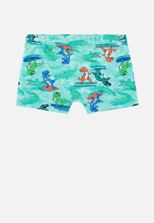 Quimby - Upf 50+ sun protection swimming trunks - green