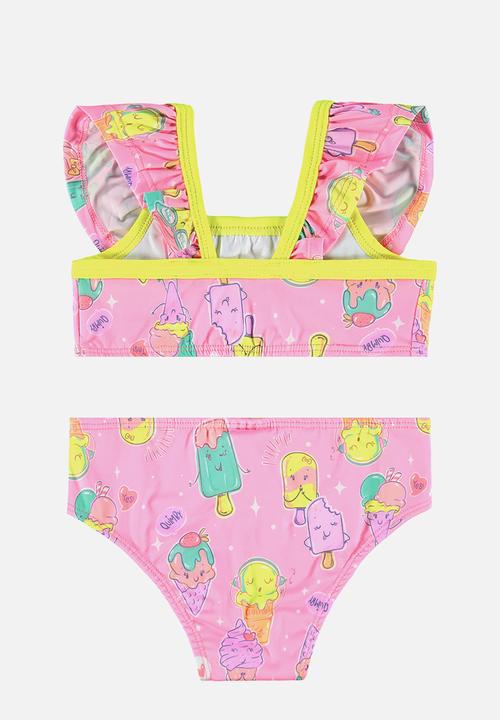 Quimby - Upf 50+ sun protection swimming bikini - pink