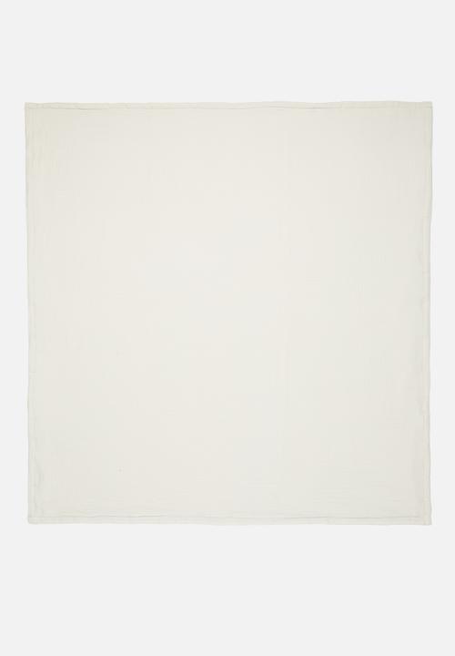 Sixth Floor - Opal crepe blanket - stone