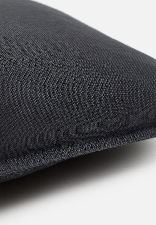 H&M - Washed linen cushion cover - grey