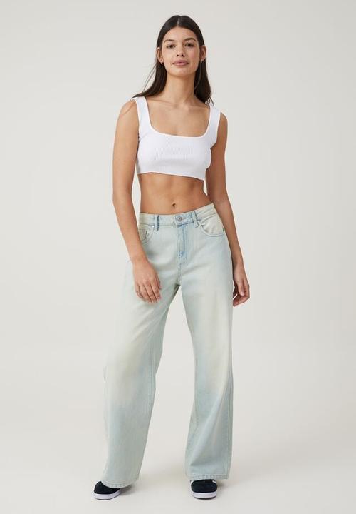 Cotton On - Relaxed wide leg jean - blondie blue