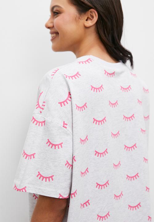 Blake - Sleep tee - grey melange